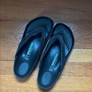 Birkenstock Black Flip Flops